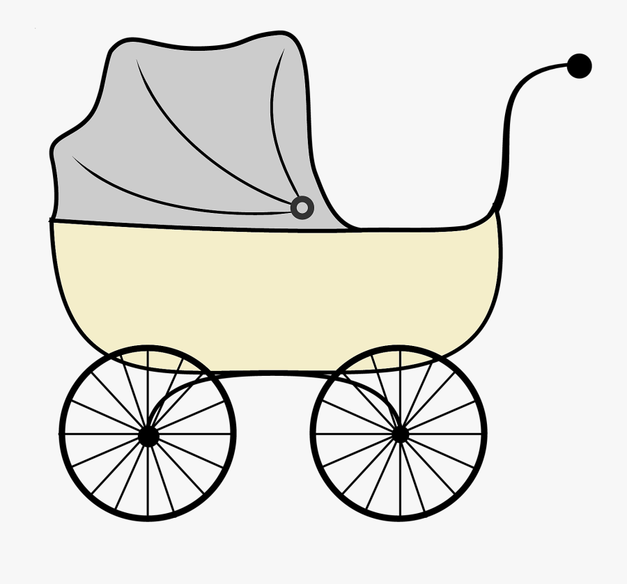 Topic For Old Buggy - Clipart Stroller, Transparent Clipart