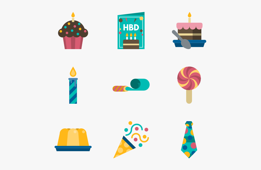 Birthday Cake Minimal Png, Transparent Clipart