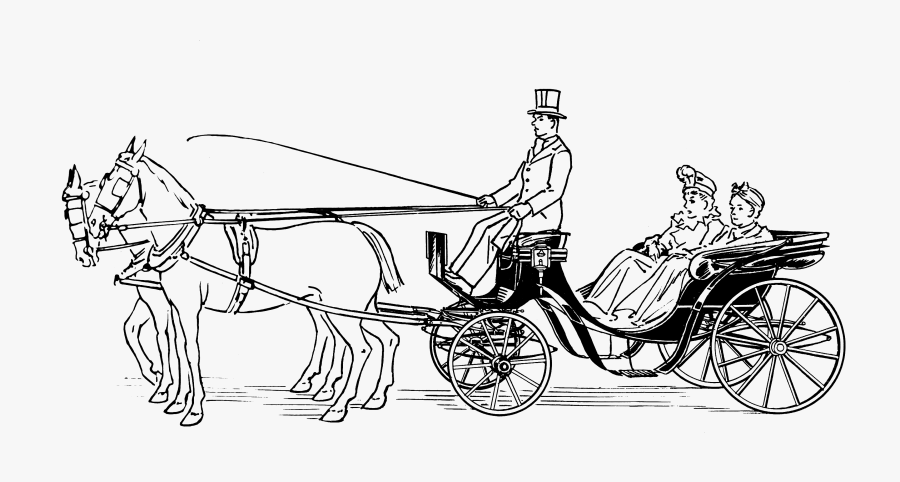 Horse Drawn Carriage Clipart , Png Download - Horse Drawn Carriage Clipart, Transparent Clipart