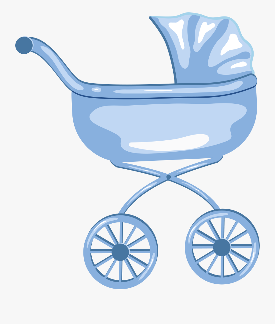 Blue Baby Carriage Clipart , Png Download - Infant, Transparent Clipart