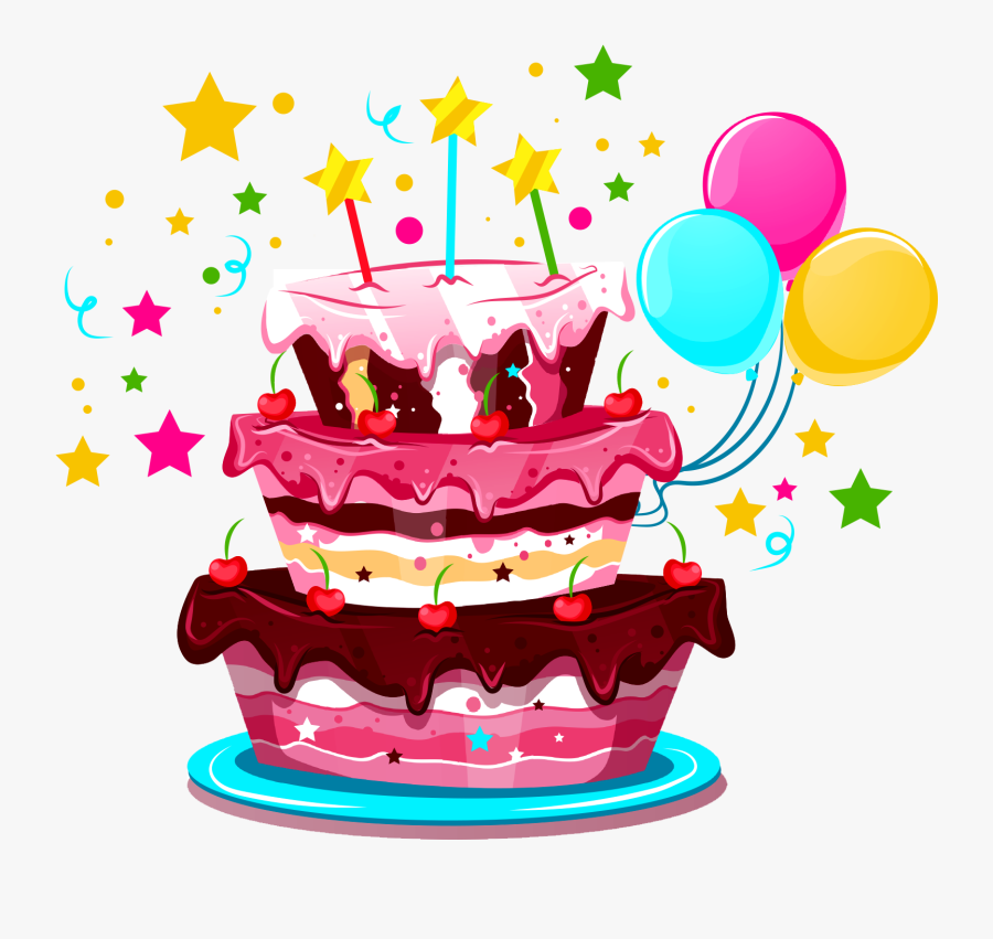 Pastel De Cumpleaños Png, Transparent Clipart