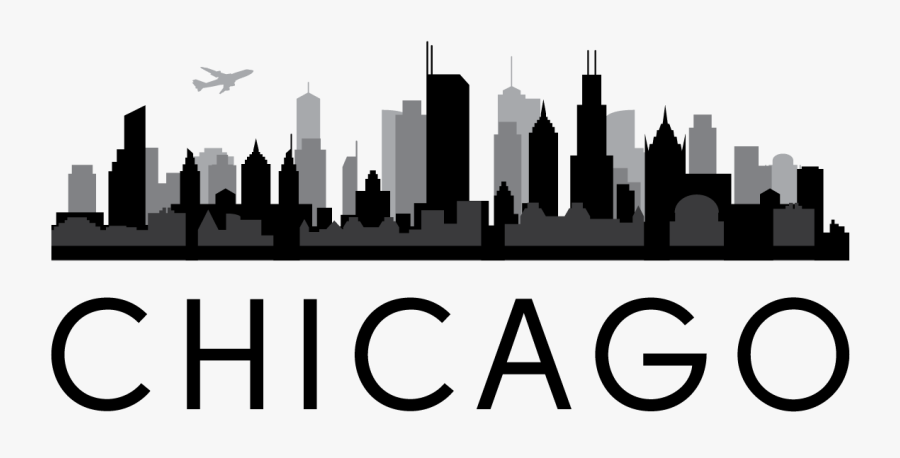 Chicago Skyline Outline Png , Png Download, Transparent Clipart