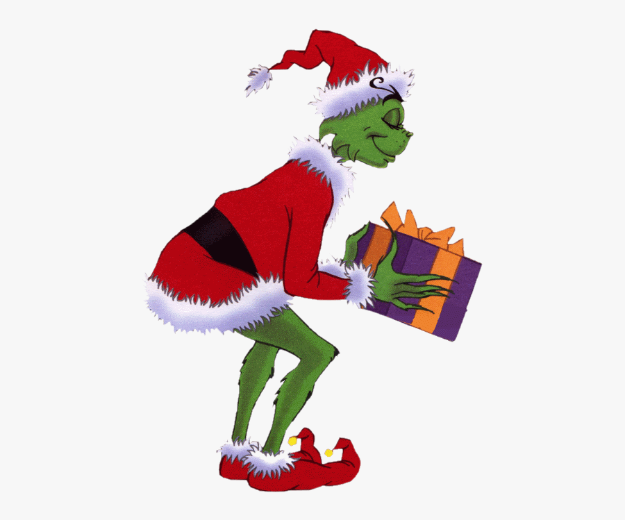 Feliz Navidad Grinch Gif Clipart , Png Download - Transparent Background The Grinch Png, Transparent Clipart