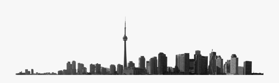 Bilal Chaudhry - Toronto Skyline Outline Transparent, Transparent Clipart
