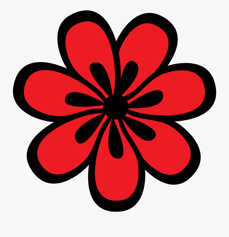 Girl And Ladybugs Clip Art - Flores Hippies Png, Transparent Clipart