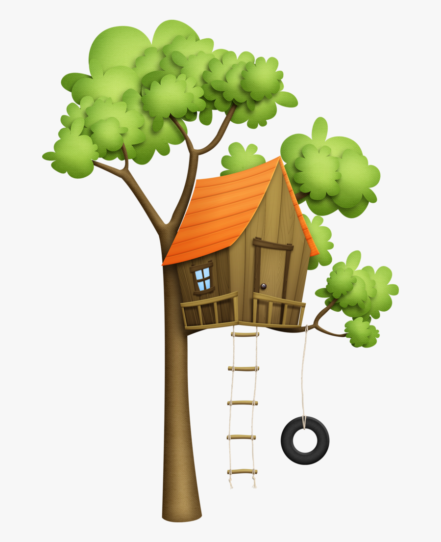 Cute Tree House Clipart , Png Download - Cute Tree Clipart Png, Transparent Clipart