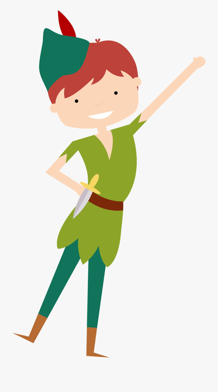 Peter Clipart Peter Pan - Peter Pan Clipart Png, Transparent Clipart