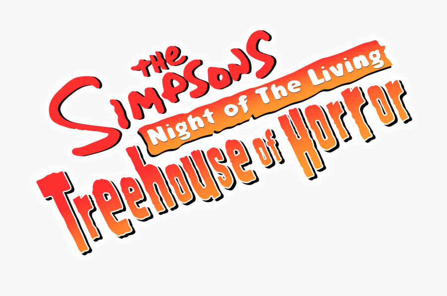 Transparent Simpsons Logo Png - Simpsons Night Of The Living Treehouse, Transparent Clipart