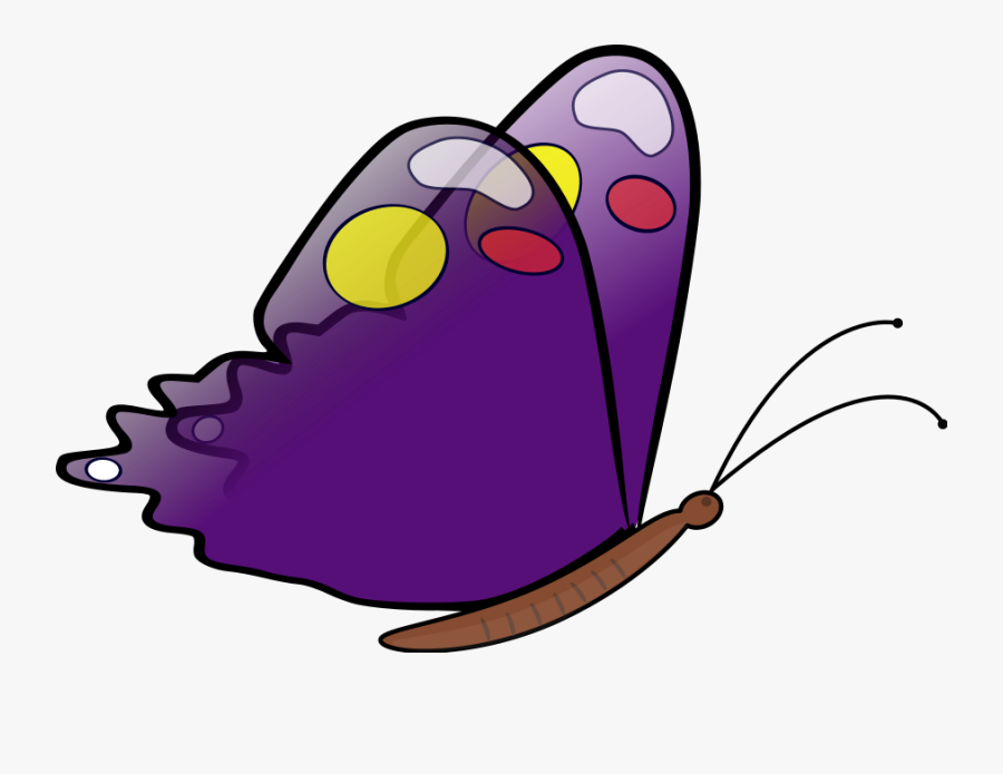 Cartoon Butterfly Gif Png, Transparent Clipart