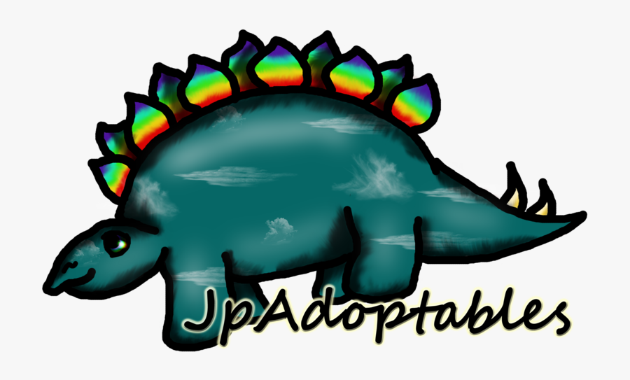Stegosaurus Dinosaur Sticker Wall Decal Clip Art, Transparent Clipart