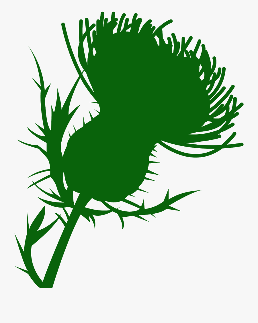Red Thistle Clipart, Transparent Clipart