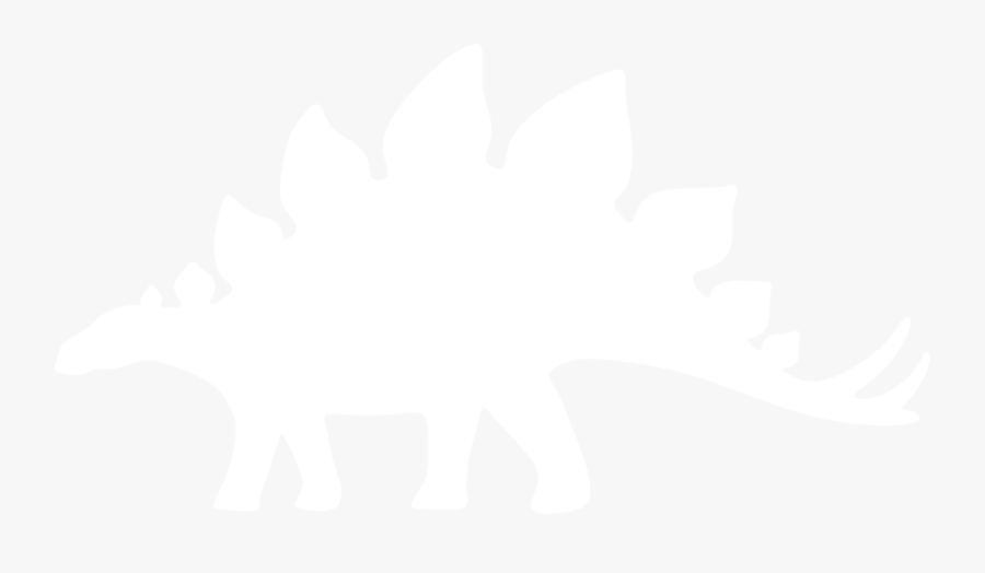 Stegosaurus Silhouette By Paperlightbox - Stegosaurus Silhouette, Transparent Clipart