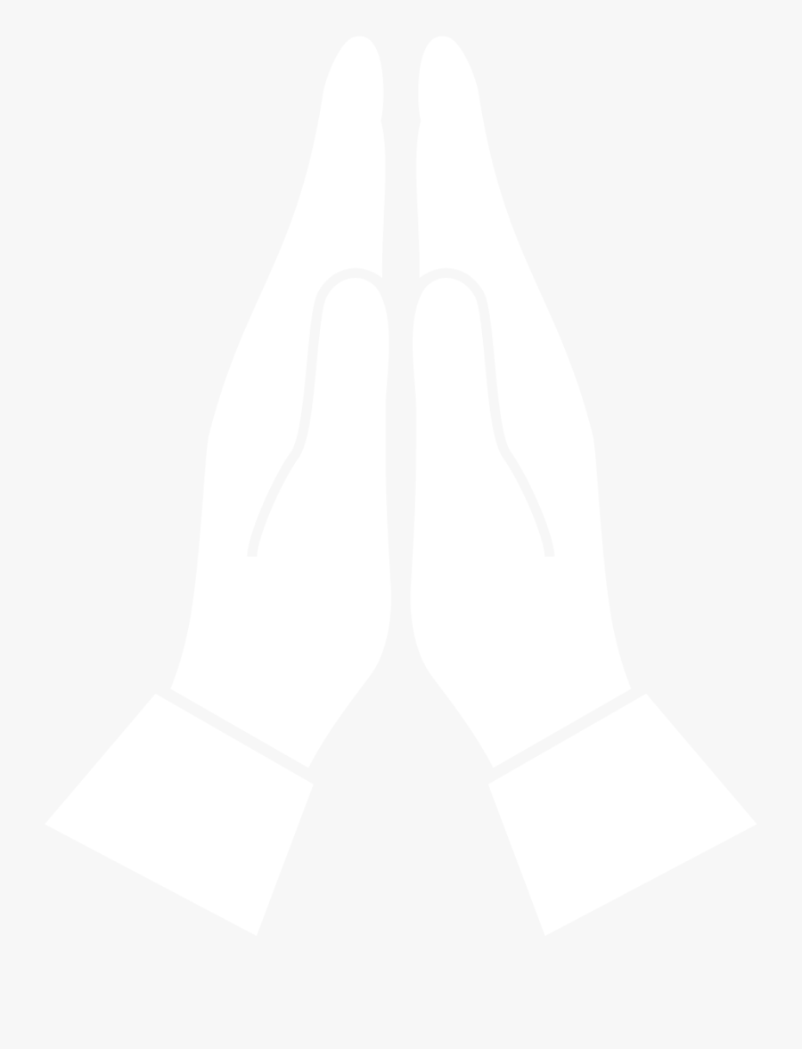 Praying Hands Silhouette Png, Transparent Clipart