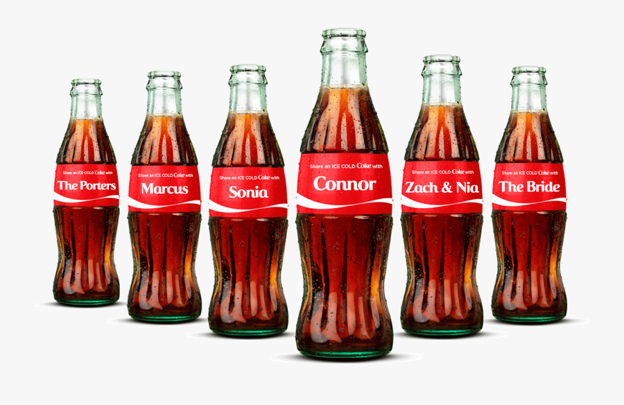 Clip Art Put My Name On A Coke - Carson On Coke Bottle, Transparent Clipart