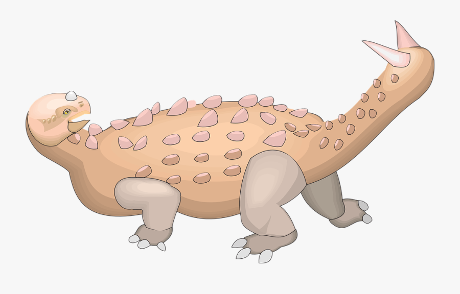 Dinosaur Tail Ancient - Euoplocephalus, Transparent Clipart