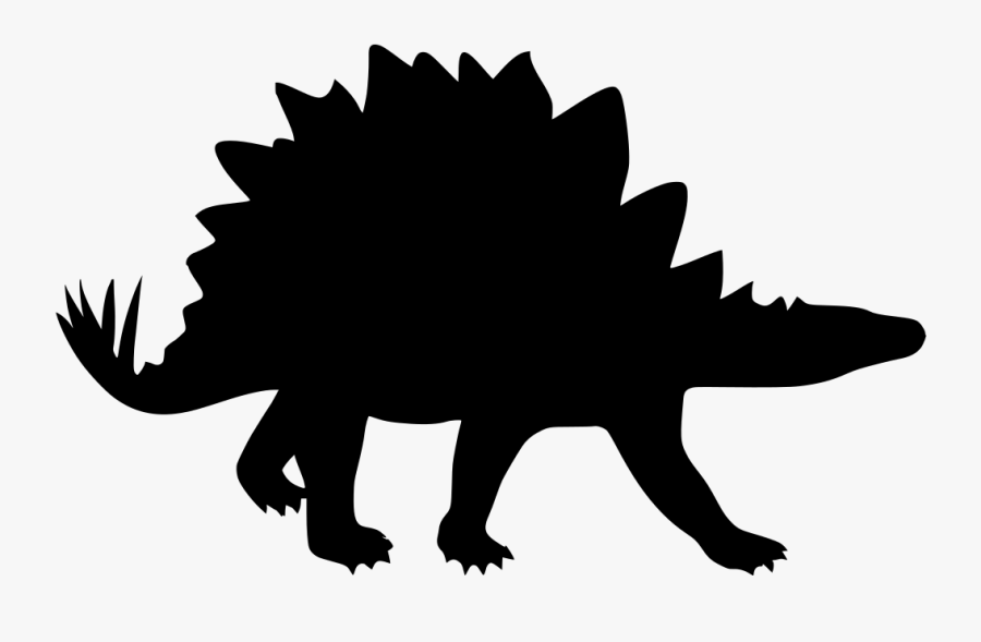 Stegosaurus Clip Art - Transparent Transparent Background Dinosaur Clipart, Transparent Clipart