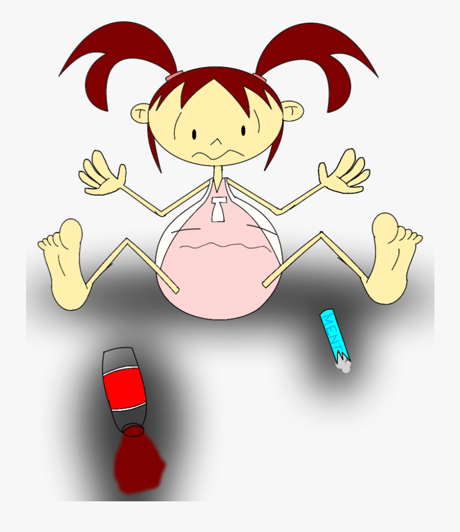 Mentos And Coke Do Not Work By Smithandcompanytoons - Coke And Mentos Deviantart Anime Belly, Transparent Clipart