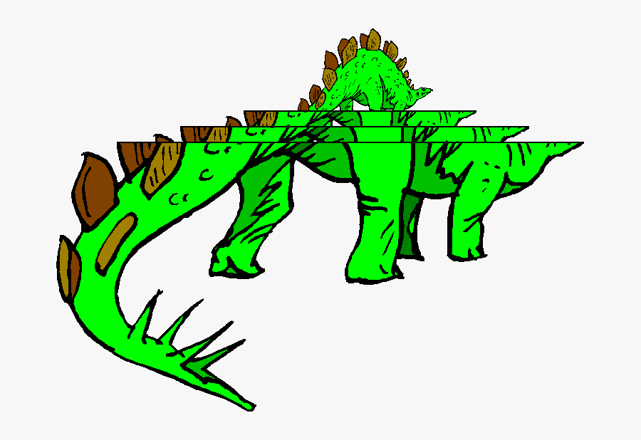 Stegosaurus, Transparent Clipart