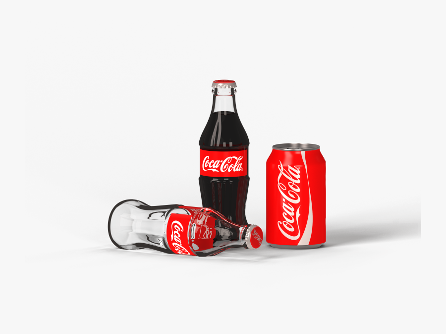 Coca Cola Can And Bottle, Transparent Clipart