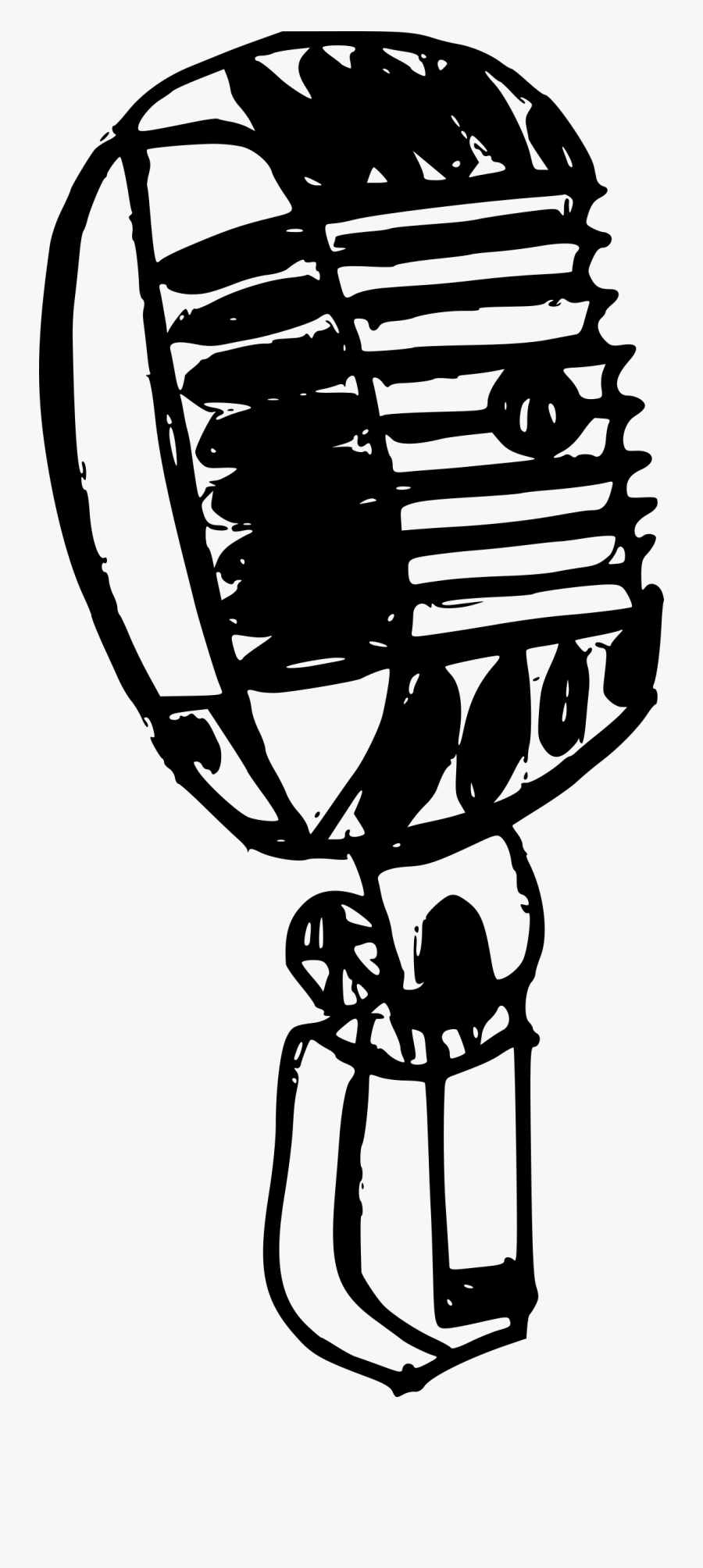 Microphone Drawing Transparent, Transparent Clipart