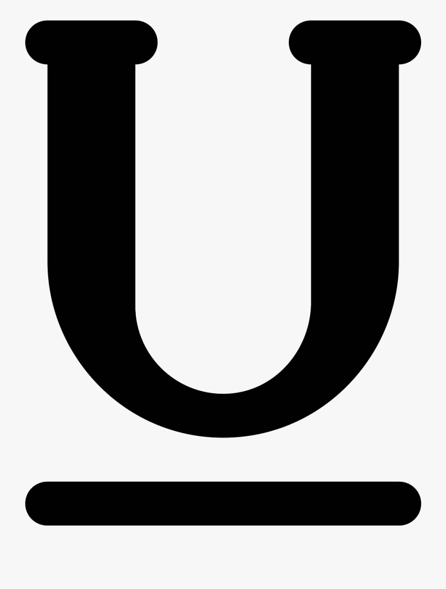 The Icon "underline, Transparent Clipart