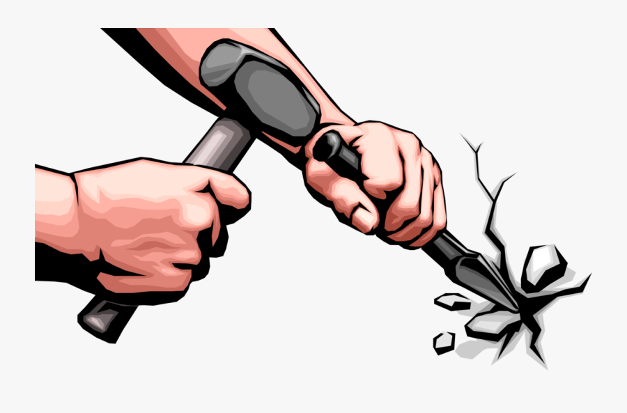 Clipart Hammer Hammer Chisel, Transparent Clipart