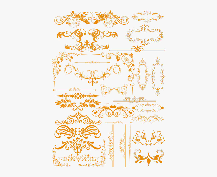 Vintage Underline Freetoedit, Transparent Clipart