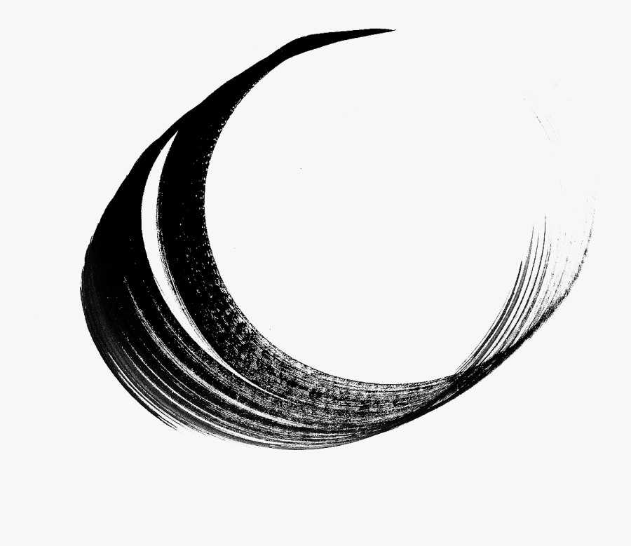 Transparent Brush Stroke Circle Png, Transparent Clipart