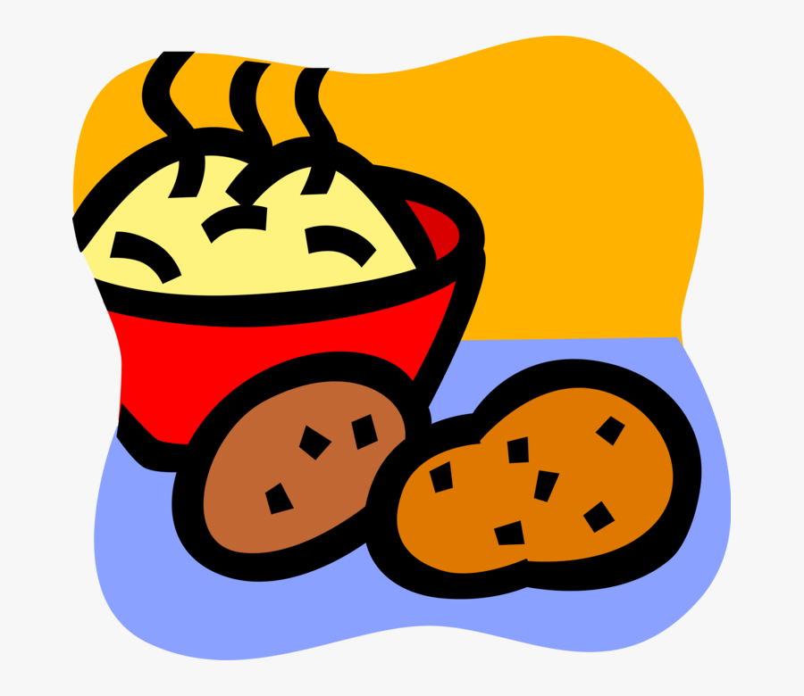 Vector Illustration Of Starchy Edible Tuber Potato, Transparent Clipart