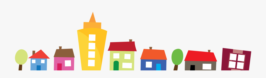 Neighbors Clipart Row House, Transparent Clipart