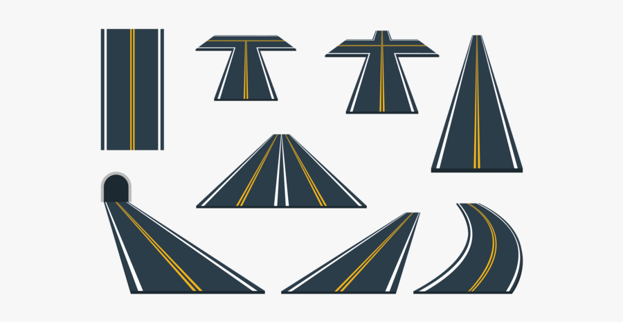 Highway Vectors, Transparent Clipart