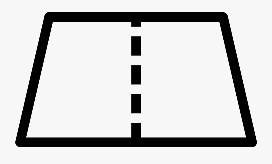 This Is A Picture Of A Road That Has Two Lanes, Transparent Clipart