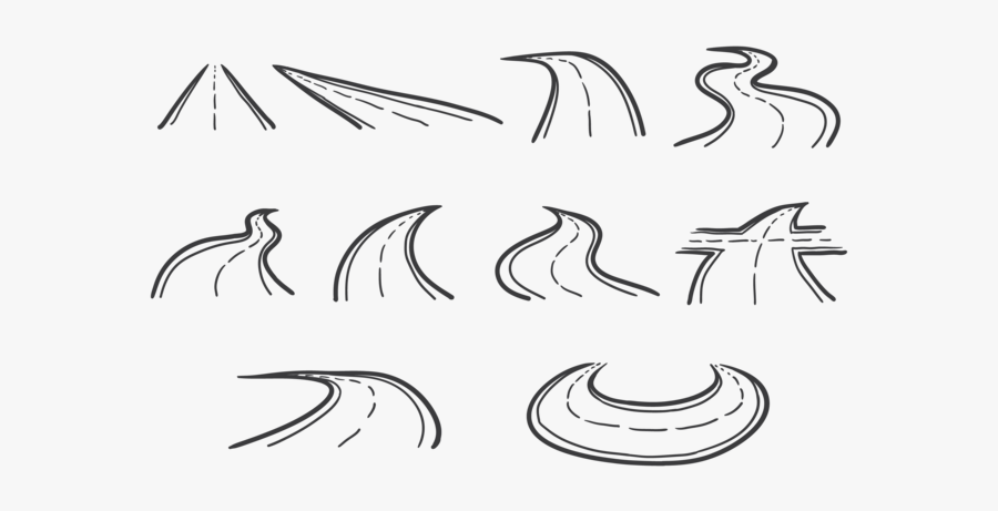 Highway Vectors, Transparent Clipart