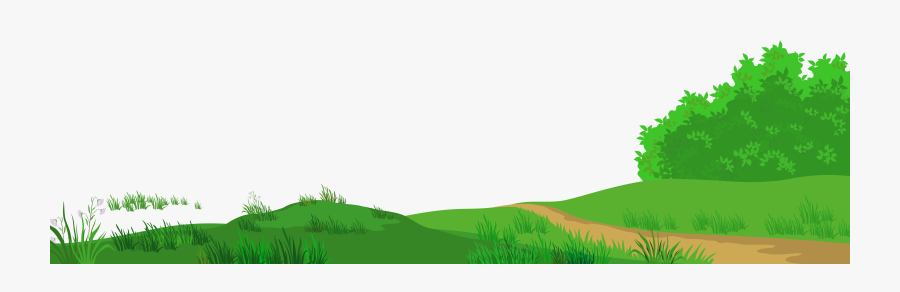 Meadow With Path Png, Transparent Clipart