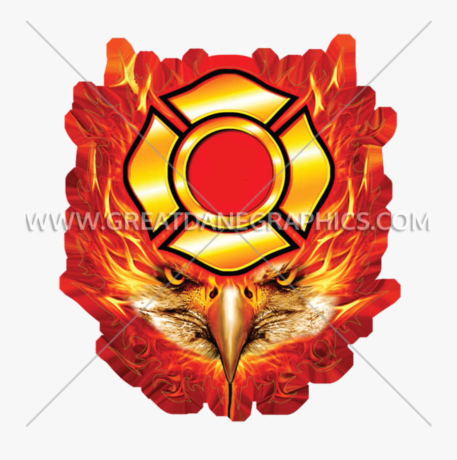 Flaming Maltese Cross Freeuse, Transparent Clipart