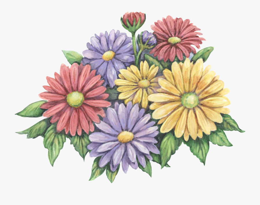 Mexican Flowers Clipart, Transparent Clipart