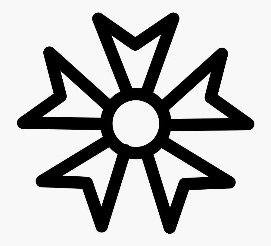 Legion D"honneur Maltese Cross, Transparent Clipart