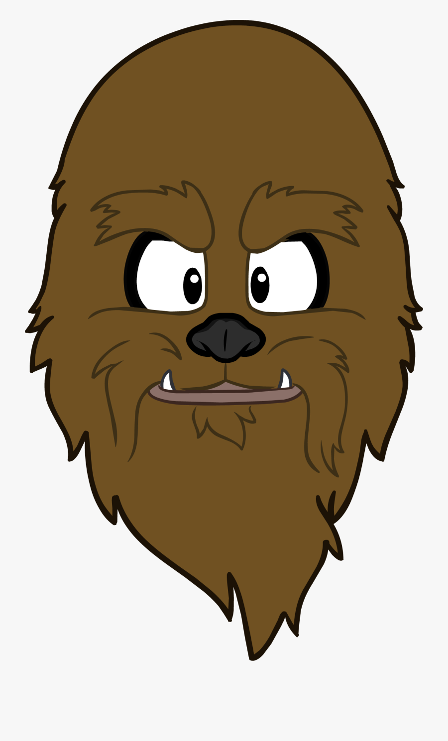 Chewbacca Wookiee Drawing Cartoon, Transparent Clipart