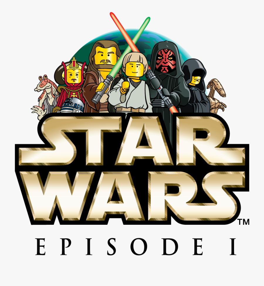Lego Star Wars Episode 1 Logo Clipart, Transparent Clipart