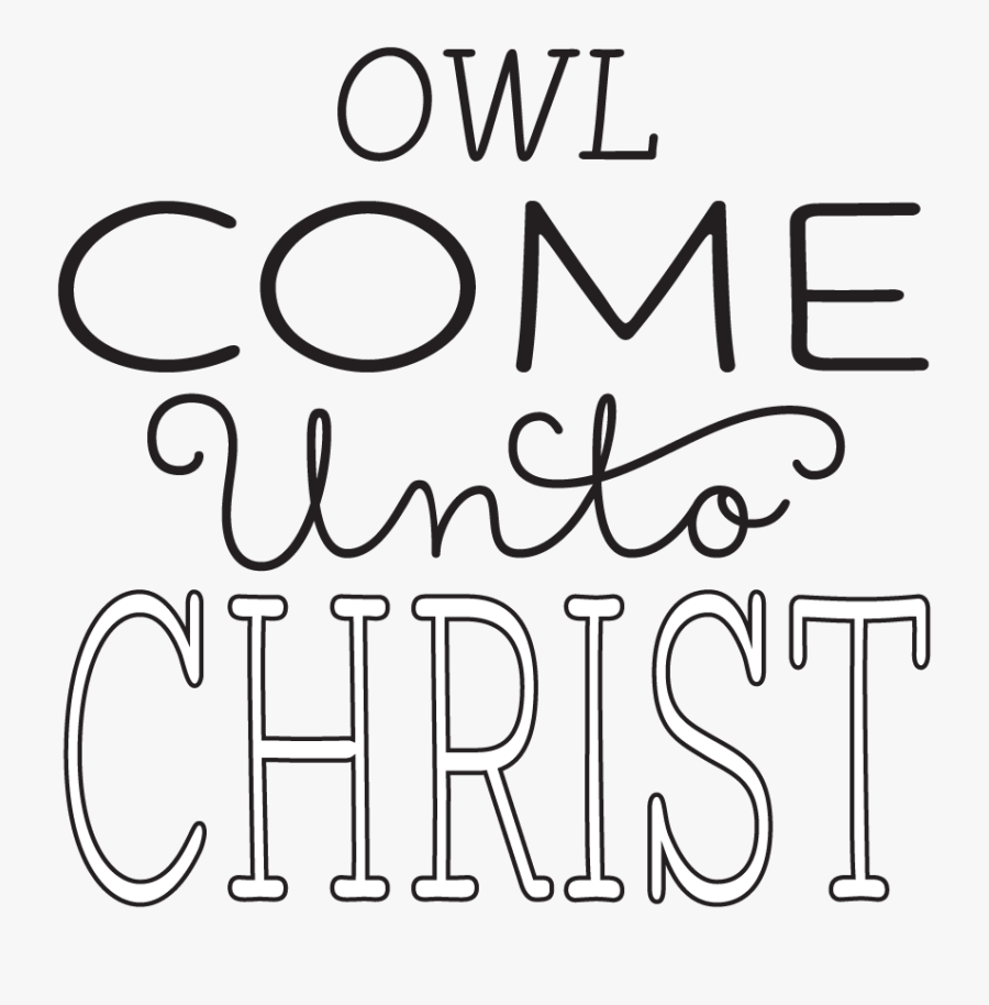 Yw Personal Progress V{owl}ues Come Unto Christ Logos, Transparent Clipart