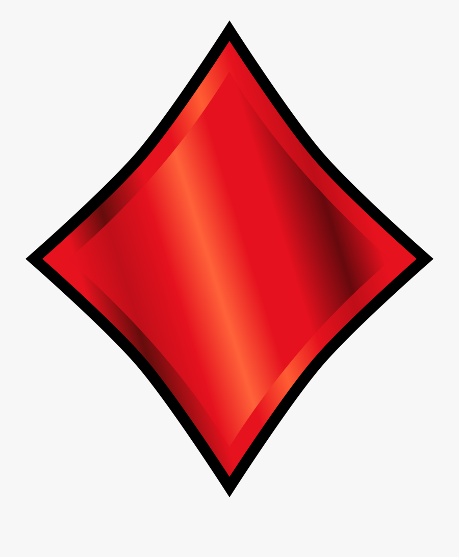 Diamond Suit Symbol Clip Arts, Transparent Clipart