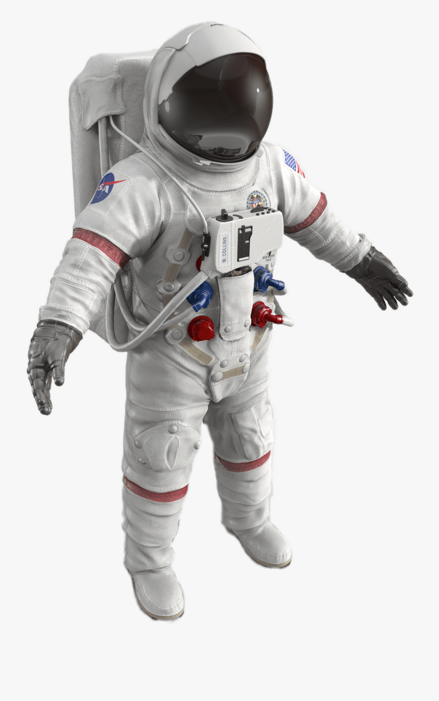 Full Space Suit, Transparent Clipart