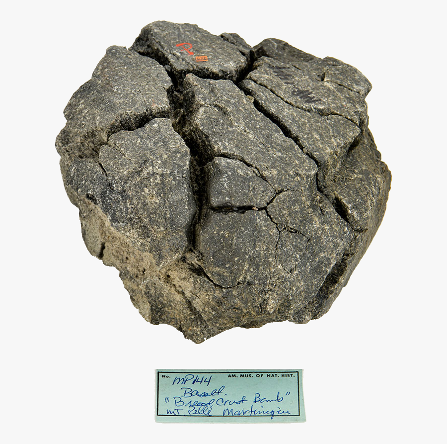 Volcanic Rock Specimen With Identifying Card Reading,, Transparent Clipart