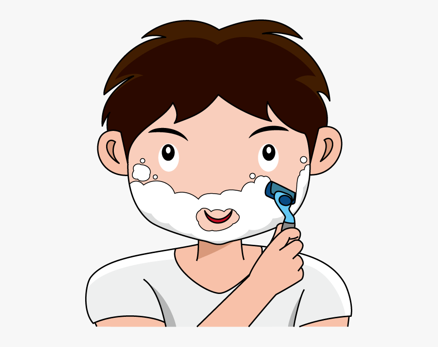 Clipart Shaving Face, Transparent Clipart