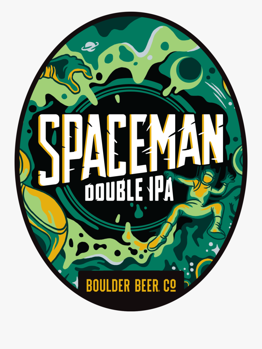 3 Boulder Beer Spaceman Oval, Transparent Clipart