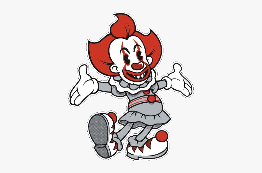 #it #pennywise #cartoon #horror #freetoedit - Mickey Mouse Like Pennywise, Transparent Clipart