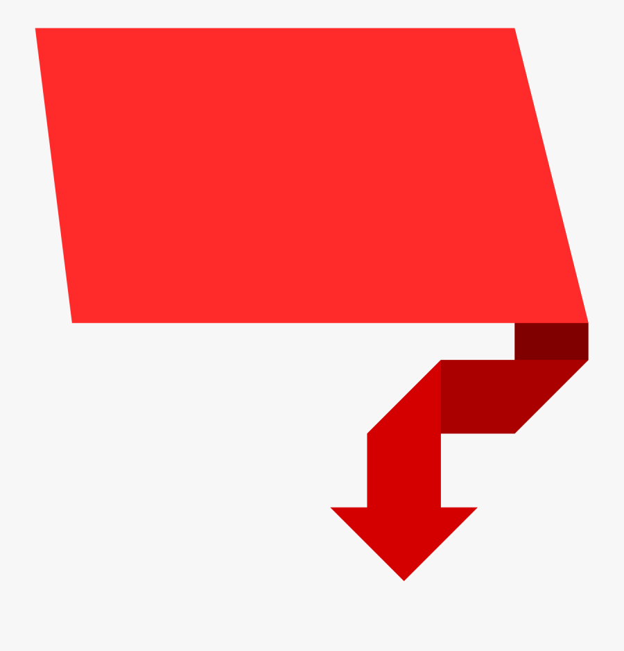 Red Banner Png Vector Clipart , Png Download - Banner Vector Png Red, Transparent Clipart