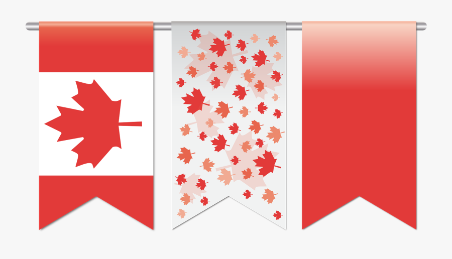 Flag Banner Png - Canada Flag Banner Png, Transparent Clipart