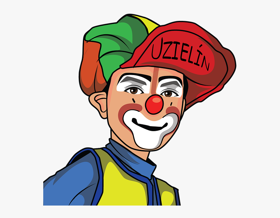 It Clown Png - Cartoon Clown Transparent Background Face, Transparent Clipart
