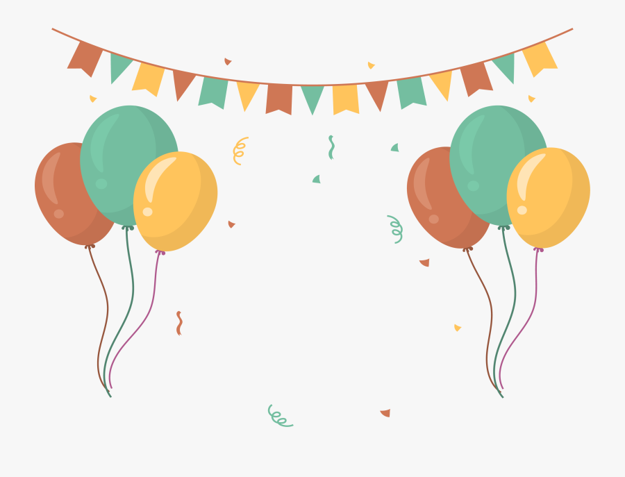 The 3rd Birthday Balloon Party Puppy - Transparent Balloon Banner Png, Transparent Clipart